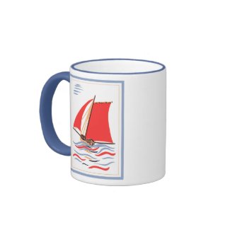 Vintage Sailboat Art mug