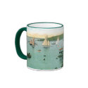 Vintage Sailboats Mug by tnmpastperfect Vintage Sailboats Mug
