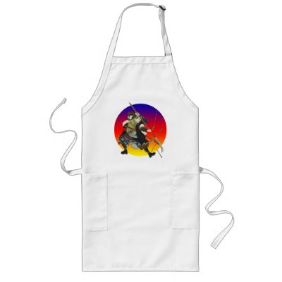 Vintage Samurai Aprons by rudejapan