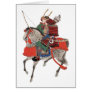 Vintage Samurai on Horseback, c. 1878 Greeting Card