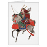 Vintage Samurai on Horseback, c. 1878 cards