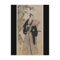 Vintage Samurai with Bamboo circa 1700s Post Cards