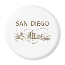 Vintage San Diego Magnets
