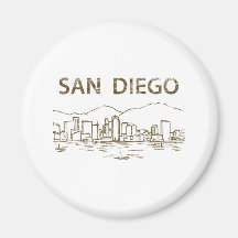Vintage San Diego Magnets