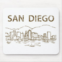 Vintage San Diego Mousepads
