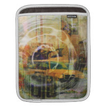 Vintage SanFrancisco's Abstract transportation ipad sleeves