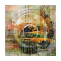 Vintage SanFrancisco's Abstract transportation posters