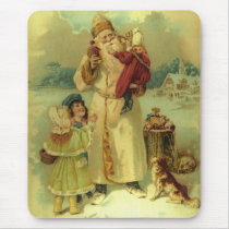Vintage Santa 1890s mousepads by scenesfromthepast Vintage Santa 1890s mousepads