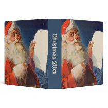 Vintage Santa binders by ChristmasCafe Vintage Santa binders