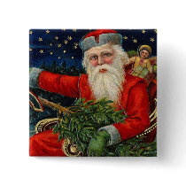 Vintage Santa buttons by MyOtherPlanet Vintage Santa buttons