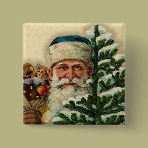 Vintage Santa: Buttons buttons
