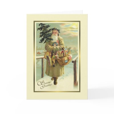 Vintage Santa cards