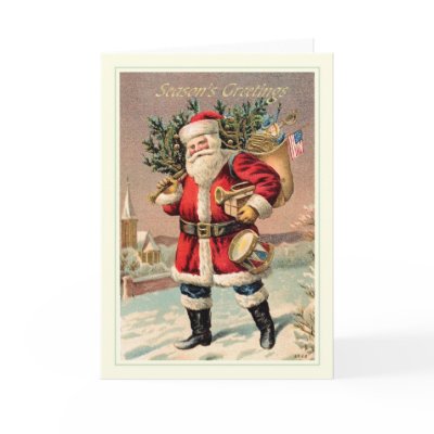 Vintage Santa cards