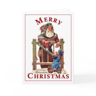Vintage Santa cards
