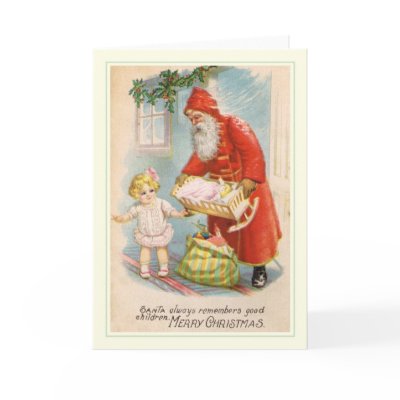 Vintage Santa cards
