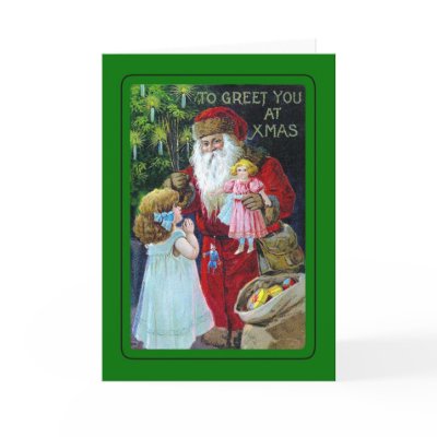 Vintage Santa cards