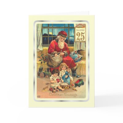Vintage Santa cards