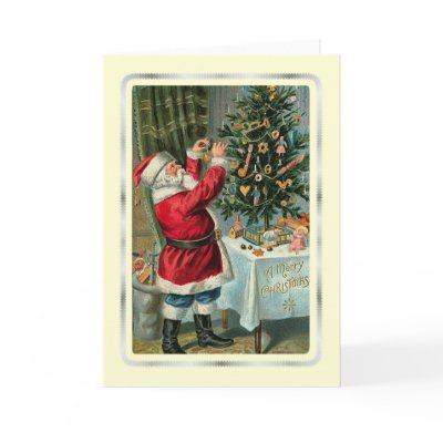 Vintage Santa cards