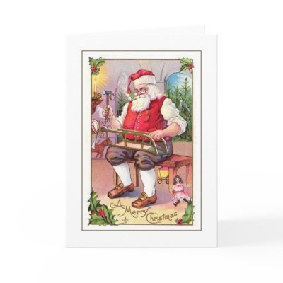 Vintage Santa cards