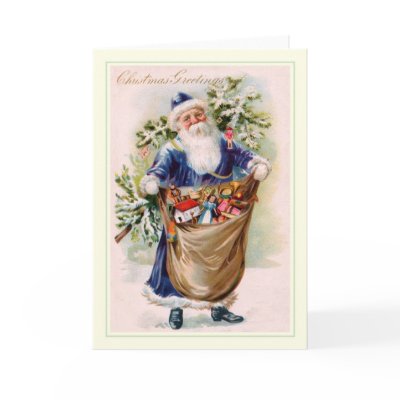 Vintage Santa cards