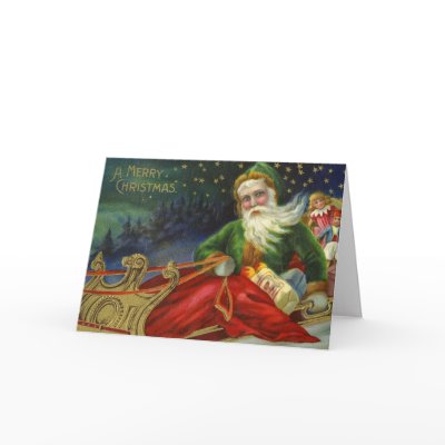 Vintage Santa cards