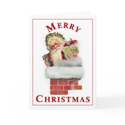 Vintage Santa cards