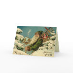 Vintage Santa Christmas Card
