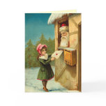Vintage Santa Christmas Card