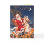 Vintage Santa Christmas Card