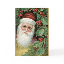 Vintage Santa Christmas Card