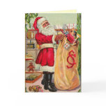 Vintage Santa Christmas Card