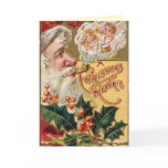 Vintage Santa Christmas Card