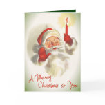 Vintage Santa Christmas Card