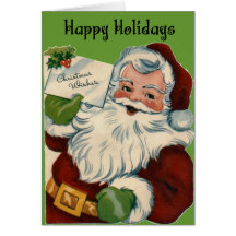 Vintage Santa Christmas Cards