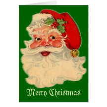 Vintage Santa Christmas Cards 1950's