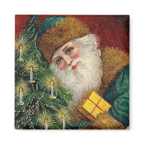 Vintage Santa - Christmas magnets by MyOtherPlanet Vintage Santa - Christmas magnets