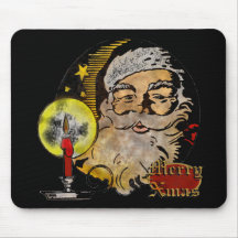 Vintage Santa Christmas Mousepad