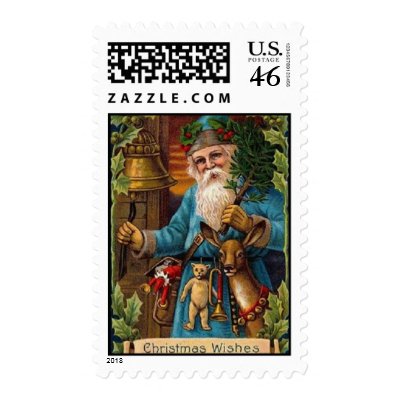 Vintage Santa Christmas Postage postage