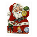 Vintage Santa Christmas Postcard