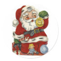 Vintage Santa Christmas Sticker by forbes1954 Vintage Santa Christmas Sticker