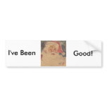 Vintage Santa Claus Bumper Sticker