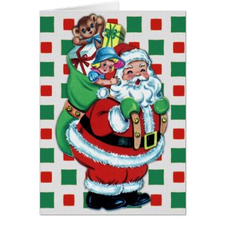 Vintage Santa Claus Card