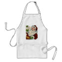 Vintage Santa Claus Face Gifts aprons by gailg1957 Vintage Santa Claus Face Gifts aprons