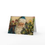 Vintage Santa Claus- Happy Holidays: Greeting Card