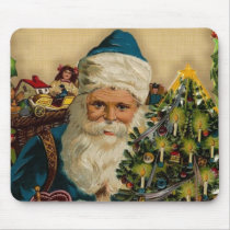 Vintage Santa Claus- Happy Holidays: Mousepad by occasions Vintage Santa Claus- Happy Holidays: Mousepad