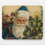 Vintage Santa Claus- Happy Holidays: Mousepad