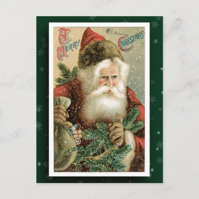 Vintage Santa Claus Image Postcard