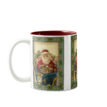 Vintage Santa Claus In Car: Coffee Mug by occasions Vintage Santa Claus In Car: Coffee Mug