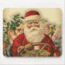 Vintage Santa Claus In Car: Mousepad