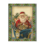 Vintage Santa Claus In Car: Postcards